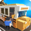 像素巴士司机Blocky City Bus Driver SIM安卓免费游戏app